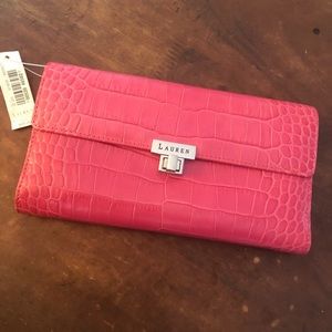 NWT Pink Ralph Lauren wallet